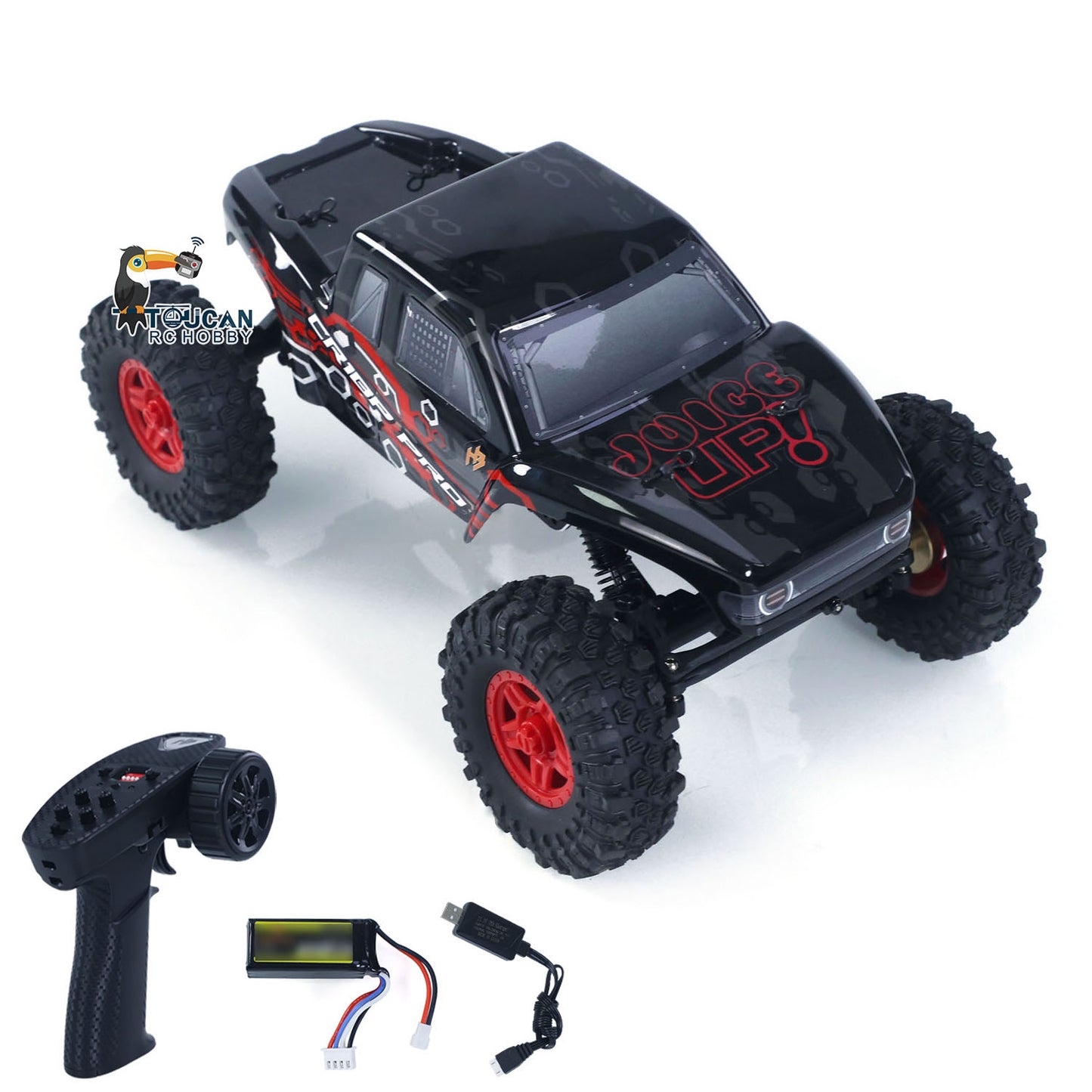 Fast Free Shipping 1/18 2.4G RC Rock Crawler Car 4*4 Remote Control Crawler CR18P PRO Juice Up Hobbywing Brushless Motor ESC Battery Ready to Run