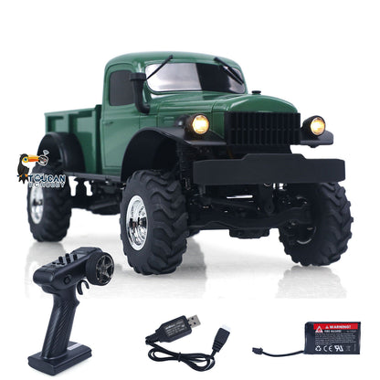 TOUCAN RC HOBBY Udi RC UCX2401 4WD 2Speed Gearbox 1/24 Remote Control Crawler RC Off Road Car Metal Chassis Rail RTR Brushed Motor Light No Sound