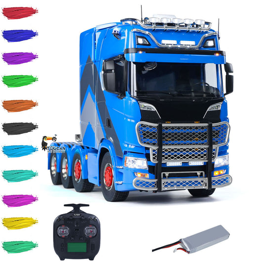 770S 1/14 RC Sattelzugmaschine 8x8 Metallchassis Fernbedienung LKW ST8 Batterie montiert LKW