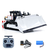 In Stock Metal 1/12 Remote Control Hydraulic Bulldozer D155AX RC Heavy Dozer Model 7 Way Valve 3.0L Oil Pump 5 Plows Light Sound System