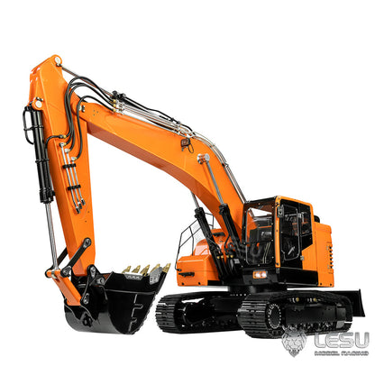 TOUCAN RC HOBBY Metal LESU 1/14 RC Hydraulic Equipment Excavator ET26B 2 Arms Remote Controlled Digger DIY Car Assembled Painted Model