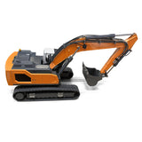 XDRC 1:14 Scale Hydraulic RC Excavator Model with 5CH Reversing Valve PL18EV Radio Light Sound System for Model 945 Digger