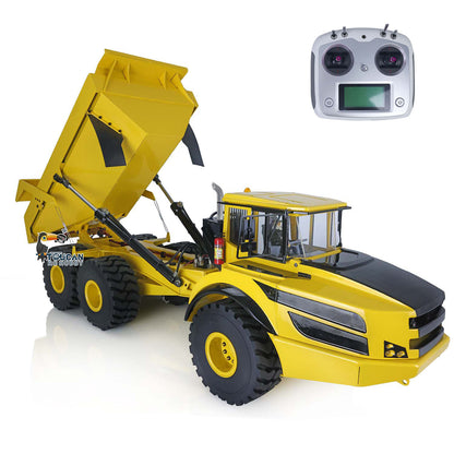 XDRC-ArticulatedTruck-PNP 1/14 Metal Hydraulic RC Articulated Dump Truck 6x6 w/Sound Light No Battery