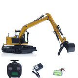 1/14 C308 RC Hydraulic Excavator 4 Valve Remote Control Construction Vehicle Extended Arm Brushless Motor No Sounds Charger