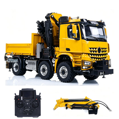 In Stock TOUCAN RC HOBBY 3363 Metal 1/14 2.4GHz Remote Control Tractor Truck Hydraulic Crane Fly Jib Arm 4151 AK 6*6 RC Agriculture Lorry Paladin PL18EV