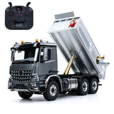 MD 6*6 Metal Chassis 1/14 RC Hydraulic Dumper Remote Control Engineering Vehicle 2-Speed Transmission for Scale Model Enthusiasts