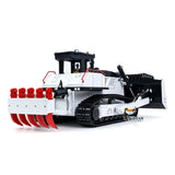 In Stock Metal 1/12 Remote Control Hydraulic Bulldozer D155AX RC Heavy Dozer Model 7 Way Valve 3.0L Oil Pump 5 Plows Light Sound System
