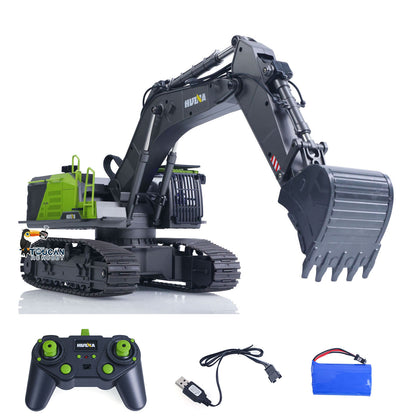 HUINA 1/14 593 Toys Model RC Excavator Car Gift Battery 2.4G Remote Control Digger