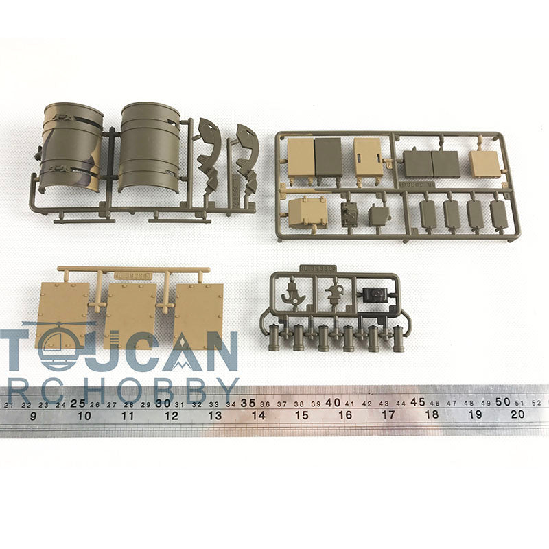 Plastic Tracks Sprockets Idler Road Wheels Accessories Pack For HL 1/16 Russian T90 3938 RC Vehicle Tank Replacement Parts