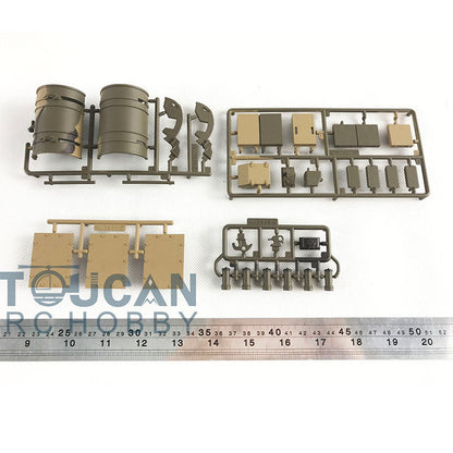 Plastic Tracks Sprockets Idler Road Wheels Accessories Pack For HL 1/16 Russian T90 3938 RC Vehicle Tank Replacement Parts