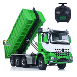 Toucanhobby G88 1/14 Metal 8x8 RC Hydraulic Roll on Roll off Dump Truck 3 Speed Transmission Differential Lock Rear Axle Steering for Modelers