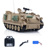 Tongde 1/16 RC Military Tank M2412-C M113A2 APC Turret Rotation 360 Degree Infrared LED Light Sound Remote Control Electric Toy