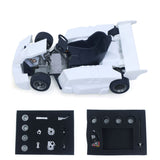 JDM 298B 1/10 Plastic RC Go-Kart DIY Model Radio Controlled Electric Racing Vehicle Unlimited Retrofit for Advanced Player