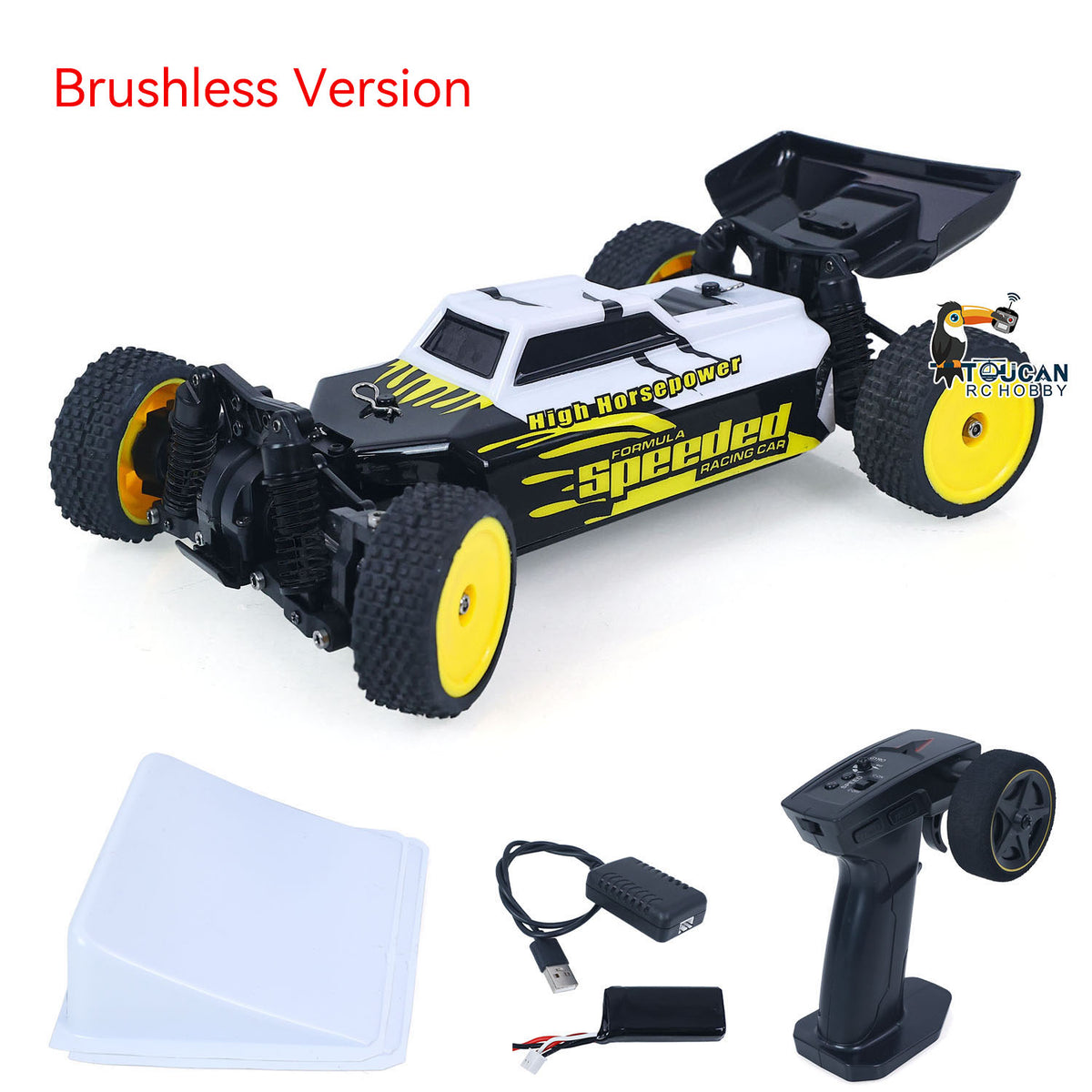TOUCAN RC HOBBY Fast Free Shipping1/24 Electric Remote Control Off Road Car 2401BH 50KM/H High Speed Metal Chassis Brushless Motor Hydraulic Shock Absorbers