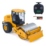 1/12 RC Hydraulische Straßenwalze CS11 Metall Fernbedienung Baufahrzeuge 2-Wege Hydraulisches Wegeventil