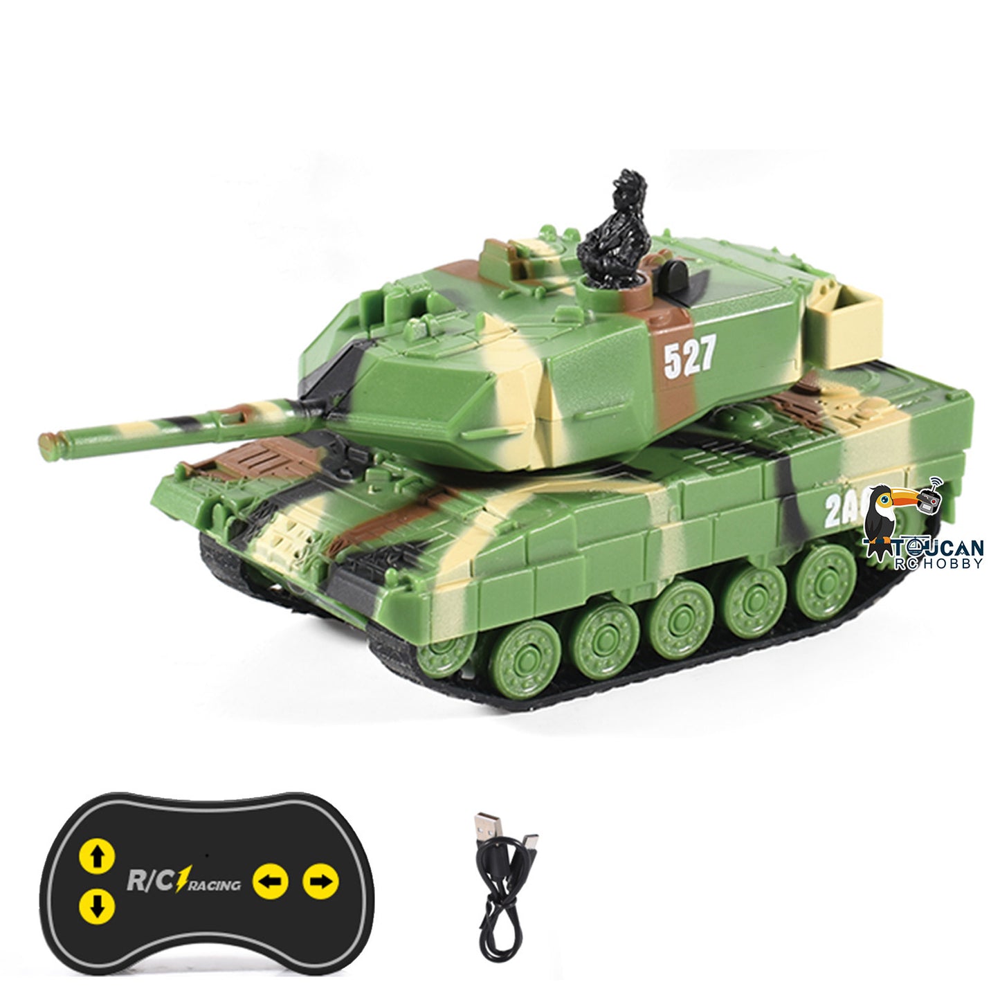 Ferngesteuerter Kampfpanzer im Maßstab 1:77, 2,4 G, deutscher Panther, RTR, Mini-Spielzeug, LED-Licht, lackiert und montiert, für Multiplayer-Spiele