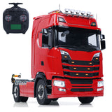 Metal Chassis Fifth Wheel 4X4 1/14 3Speed Radio Control Tractor Truck 770S Axle Locks Brushed ESC Motor Light System No Battery