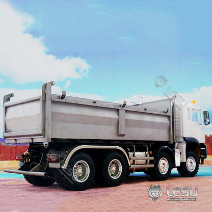 TOUCAN RC HOBBY LESU 1/14 Scale 8*8 Metal Chassis TGS Hydraulic Dumper Truck Construction Vehicle Light Sound System Motor ESC