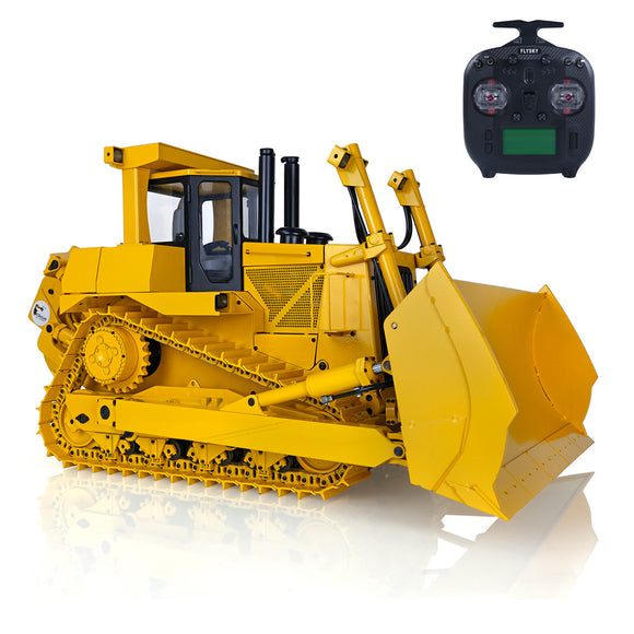 1/14 Metal Hydraulic RC Bulldozer DXR2 ST8 Radio Sound Pump ESC Motor JDM-98