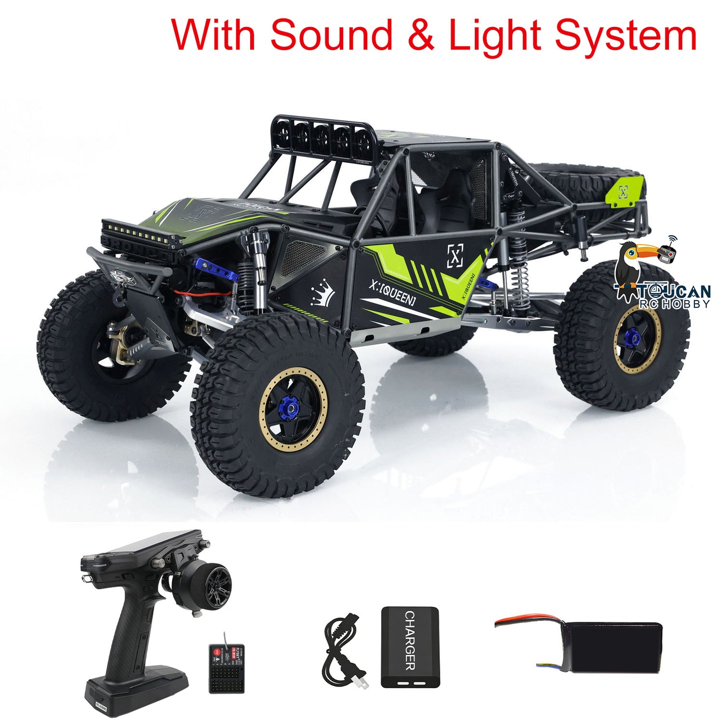 1/8 Capo Queen CD1582X U4 RC Crawler Auto Ferngesteuertes Rennfahrzeug RTR Modell Ready to Run 2 Geschwindigkeiten ESC Servomotor 
