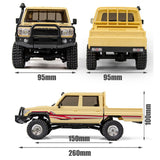 UDI RC 1/18 Remote Control Off Road Car UCX1801PRO 5G Servo 10A Brushless ESC 1212 Motor Quick Release Bodyshell RC Model Toys