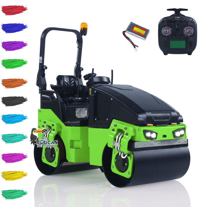 1/14 Metall RC Elektro-Straßenwalze BW120AD RTR Fernbedienung Baufahrzeug Modell Flysky ST8 Radio Batterie Lichtsystem
