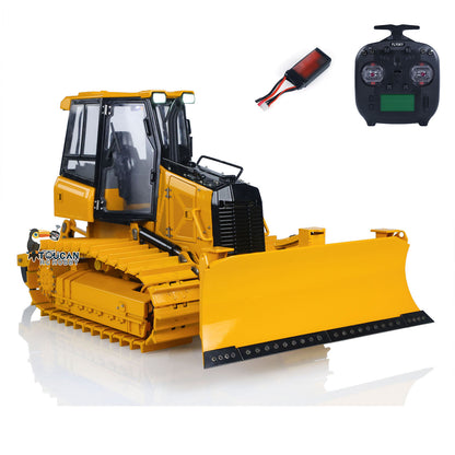 Neues Produkt vorbestellen! Metall 1/12 RC Hydraulischer Bulldozer D3 Ferngesteuerte Baufahrzeuge 4CH Ventil Bauauto Licht Sound Flysky ST8 Radio