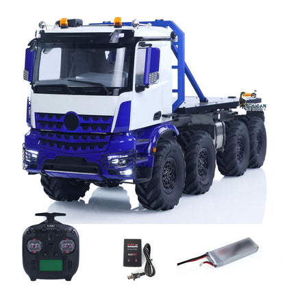 1/14 8X8 RC Rock Crawler BZ 3363 Funkgesteuertes Geländewagen-Modell mit Achsverriegelung, fließendem Wasserlicht, Heckwinde, keine Batterie