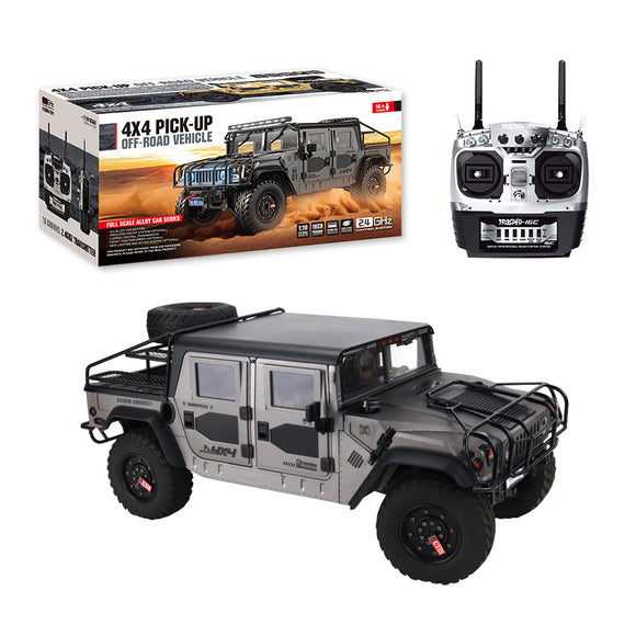 HG Painted P415A 1/10 4X4 RC Off-road Vehicle for Hummmer Pick-up Radio Control Crawlers Cars Climbing Hobby Models