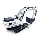 In Stock Pre-Order 1/12 Metal Hydraulic Remote Control Excavator LR976 6CH Valves RC Digger RTR Model Dual Pump Brushless Motor Light Sound System