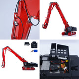 In Stock CUT 1/14 K970-300 Metal RC Hydraulic Excavators Model Remote Control Demolition Machine 5048 Brushless Motor CNC Alloy Chassis