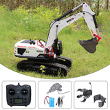 1/14 HUINA RC Metal Excavator Model Toys 1594 Radio Control Digger Light Sound Battery