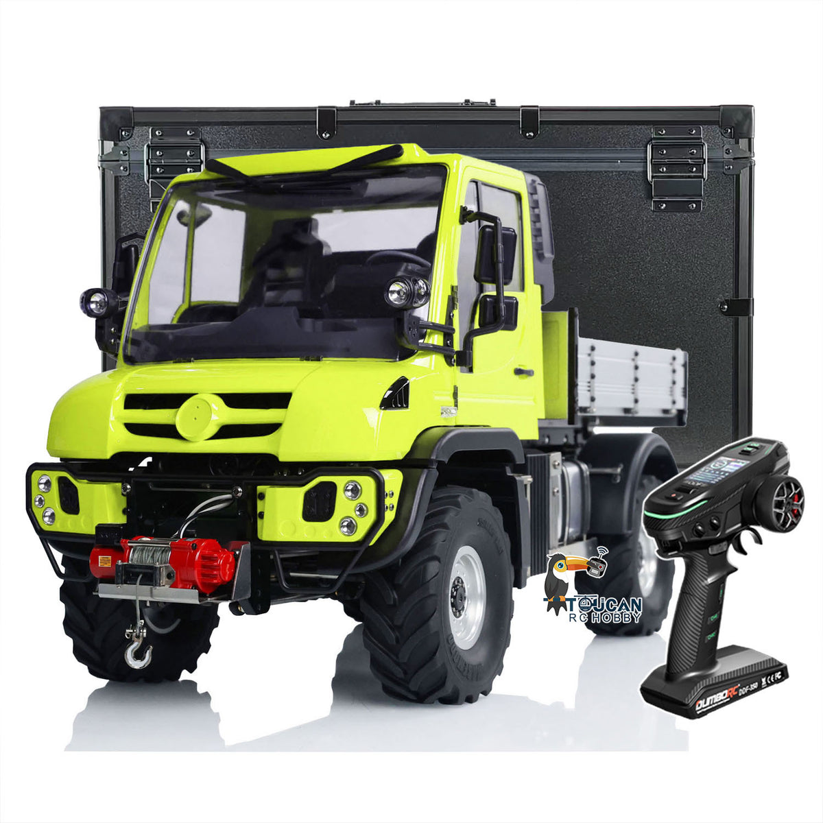 In Stock TOUCAN RC HOBBY UNI U423 4X4 1/10 RC Rock Crawler Cars 2Speed Gearbox Remote Control Off-road Vehicles with Winch Light Sound 540 Brushed Motor