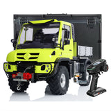UNI U423 4X4 1/10 RC Rock Crawler Cars 2Speed Gearbox Remote Control Off-road Vehicles with Winch Light Sound 540 Brushed Motor