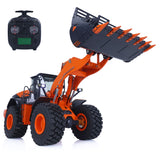 1/14 JDM 198 RC Hydraulic Loader ZW370 Construction Vehicles Models Assembled W/ Light & Sound Systems Motor Servo ESC Radio
