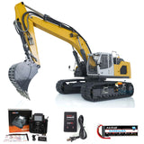Fast  Free Shipping 1:14 Hydraulic 945 RC Excavator Remote Control Tracked Earth Digger 5CH Reversing Valve PL18EV Transmitter