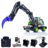 MTM EC380 Metal 1/14 RC Hydraulic Excavator Radio Control Digger 8-way Reversing Valve for Model Enthusiasts