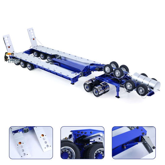 Begrenzte lager JDMODEL 1,5 M Metall Drake Anhänger für 1/14 TAMIYA Traktor Lkw LESU Fahrzeuge 1/12 DIY Modell Spielzeug Autos