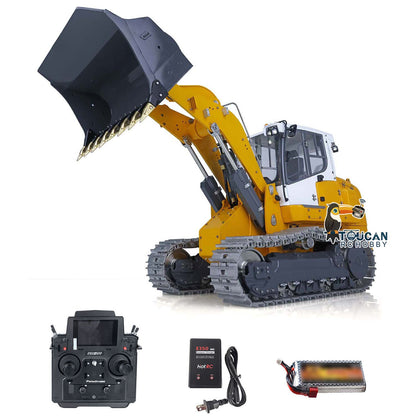 TOUCAN RC HOBBY LESU LR636 1/14 Metal Hydraulic RC Wheel Loader Model with Sound Light System for Construction Vehicle Enthusiast Backyard Fun