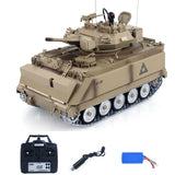 1/16 Tongde Remote Control Tank M2412-A M113A1 MRV Infrared Barrel Recoil Fire Flashing 320 Turret Rotation Metal Drive Gearbox