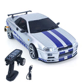 LDRC 1/18 4x2 RC Racing Car RWD Remote Control Drift Vehicles Gyroscope LD1899 With Premium Mini Drift Design All-Nylon Chassis