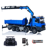 Toucanhobby 1/14 10*10 Metal RC Hydraulic Roll 0n Off Dumper 3 Speed Transmission Rear Axle Steering 9-way Reversing Valve Model