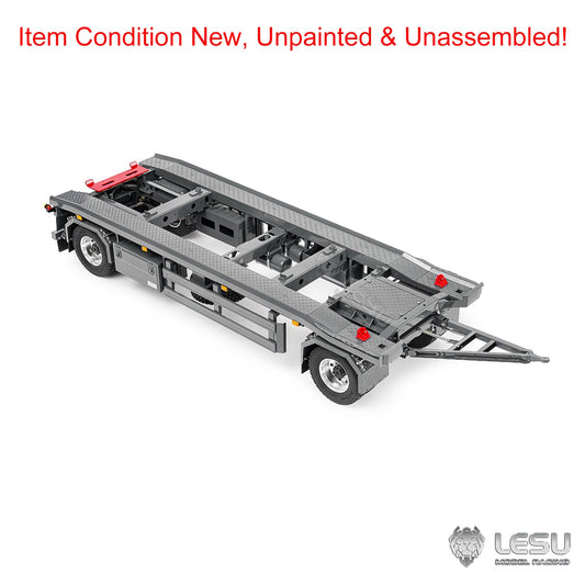 TOUCAN RC HOBBY Metal 1/14 RC Trailer Model A0065 KIT Lights for LESU Remote Control Hydraulic Roll on off Dumper Radio Controlled Tipper