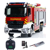1/14 RC Feuerwehrfahrzeuge 6x4 Ferngesteuertes Feuerwehrauto 3-Gang-Getriebe Beleuchtung und Soundsystem Fertig montiert Lackiert