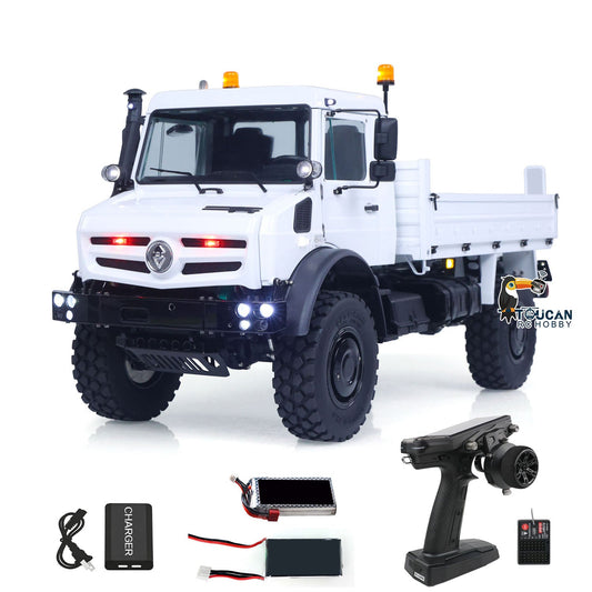 TOUCAN RC HOBBY LESU 44023 1/14 Metal RC Off-Road All-Terrain Light Truck Car Remote Controller and Receiver 3 Speed Transmission Smoke Unit Light Sound System