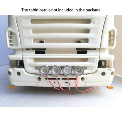 TOUCAN RC HOBBY Degree LED Spot Lamps for 1:14 Remote Control Tractor Truck R370 R620 R470 Simulation Vehicle Hobby Model DIY Parts