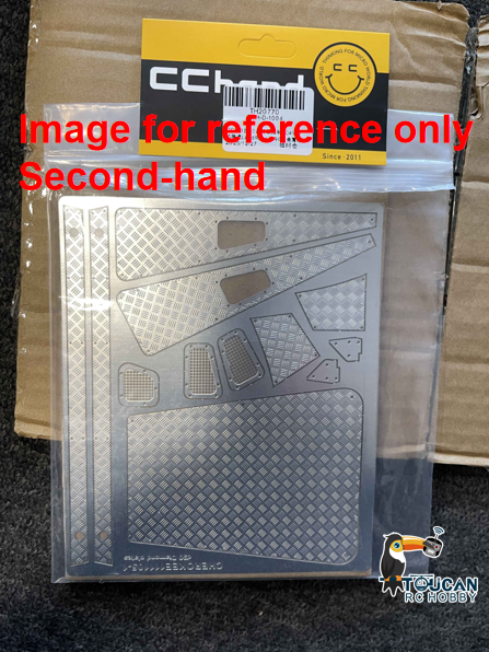 Fast Free Shipping Second Hand UK Stock Metal Skid Diamond Plate for 1/10 DF D90 Crawler Car Toy Radio Controlled Off Road Vehicles Model