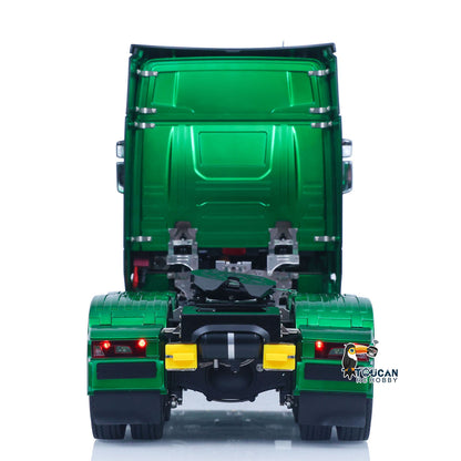 KABO 770S 1/14 6x6 Semi Truck Rear View with Fifth Wheel and Towing Hitch