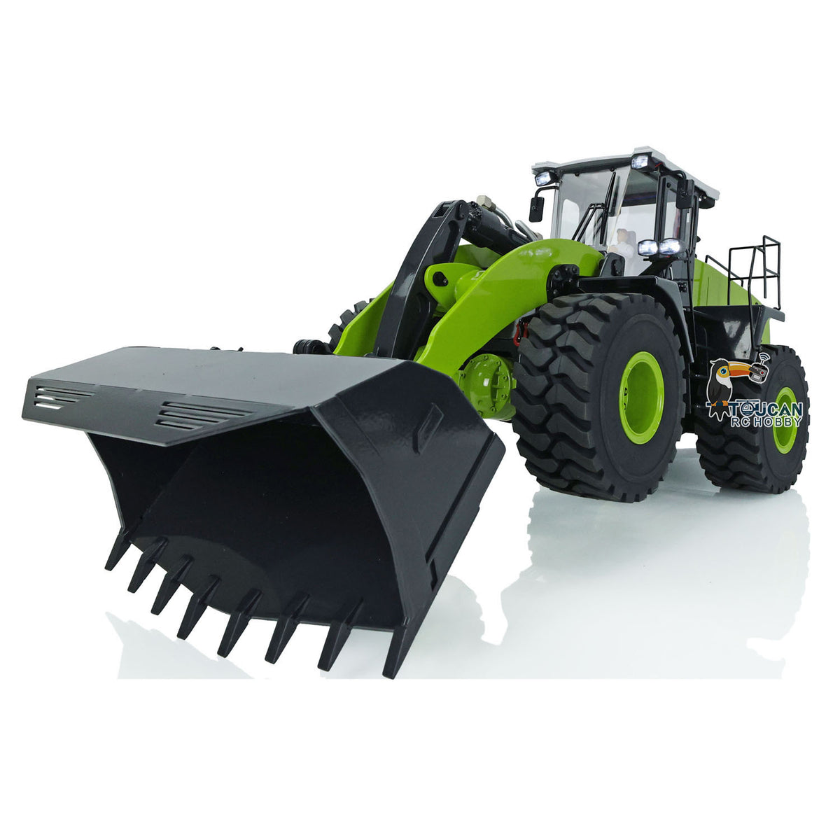 7. 1/14 XDRC 470 Loader Minimum Turning Radius 300mm Underbody Chassis View  
