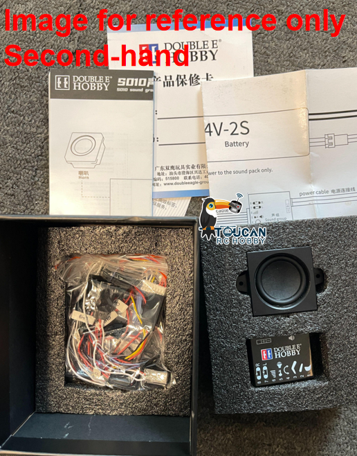Fast Free Shipping Second Hand UK Stock Double E Sound System for 1/14 RC Hydraulic Excavator EC160E E111 E110